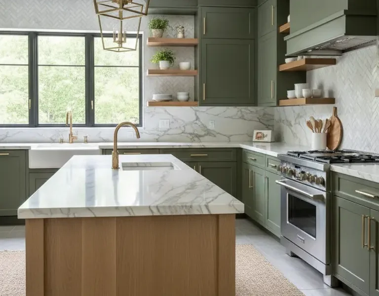 kitchen, kitchen design, kitchen design ideas, kitchen ideas, beautiful kitchen, green kitchen, kitchen, kitchen decor, kitchen decor, green, Kitchen Design Inspiration Ideas You’ll Want to Try in 2026