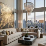 Chic Interior for a Modern Luxe Vibe, Living Room Idea, Luxury Design