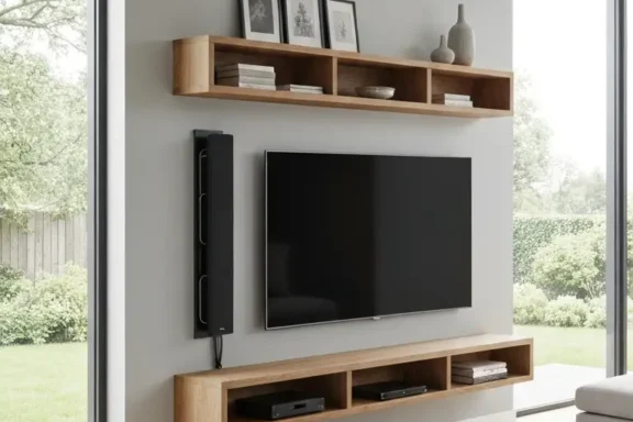 Living Room TV Wall idea , 22 Modern TV Wall Inspirations for Effortless Elegance