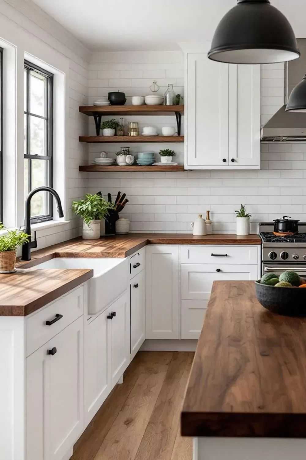 kitchen, kitchen design, kitchen design ideas, kitchen ideas, beautiful kitchen, Cozy Yet Modern Farmhouse Kitchen Designs