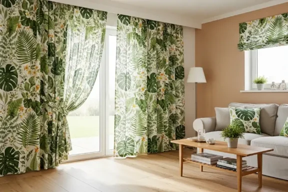 living room curtain idea