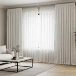 living room curtain idea, 19 Flowing Curtain Looks That Add Drama and Charm