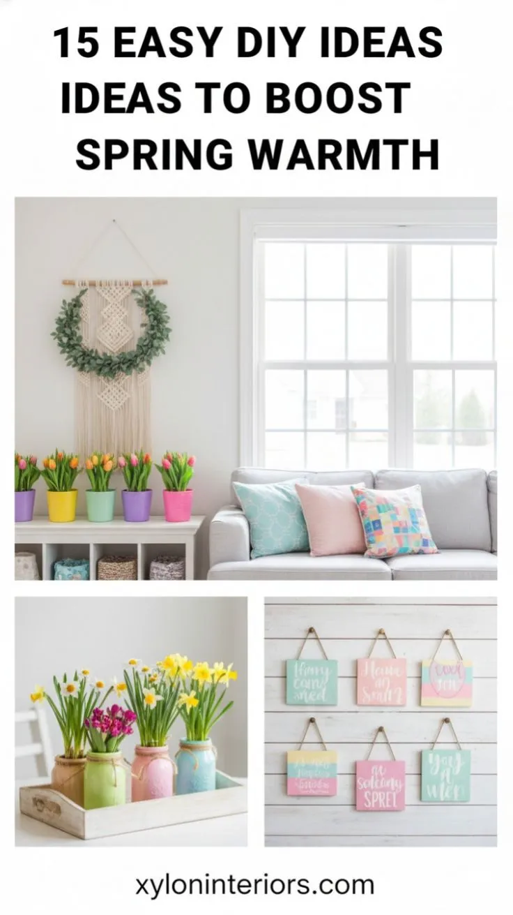 15 Easy DIY Ideas to Boost Spring Warmth
