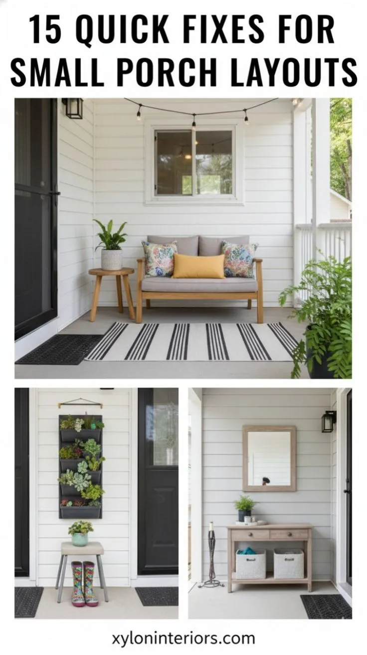 15 Quick Fixes for Small Porch Layouts