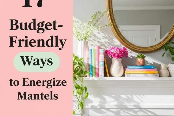 17 Budget-Friendly Ways to Energize Mantels with Colorful Spring Decor