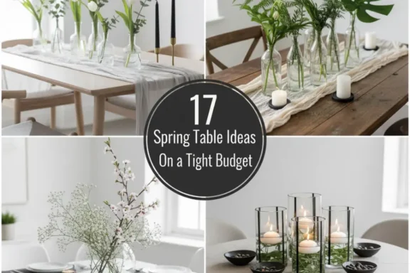 17 Spring Table Ideas on a Tight Budget
