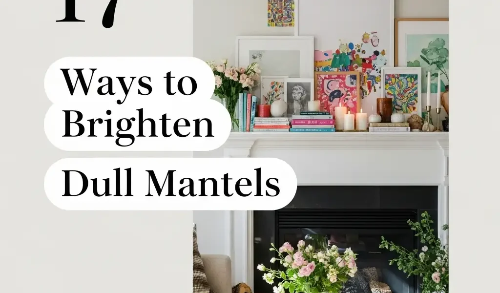 17 Ways to Brighten Dull Mantels