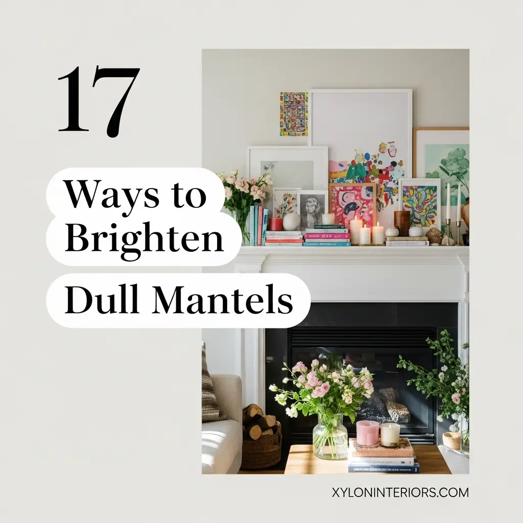 17 Ways to Brighten Dull Mantels
