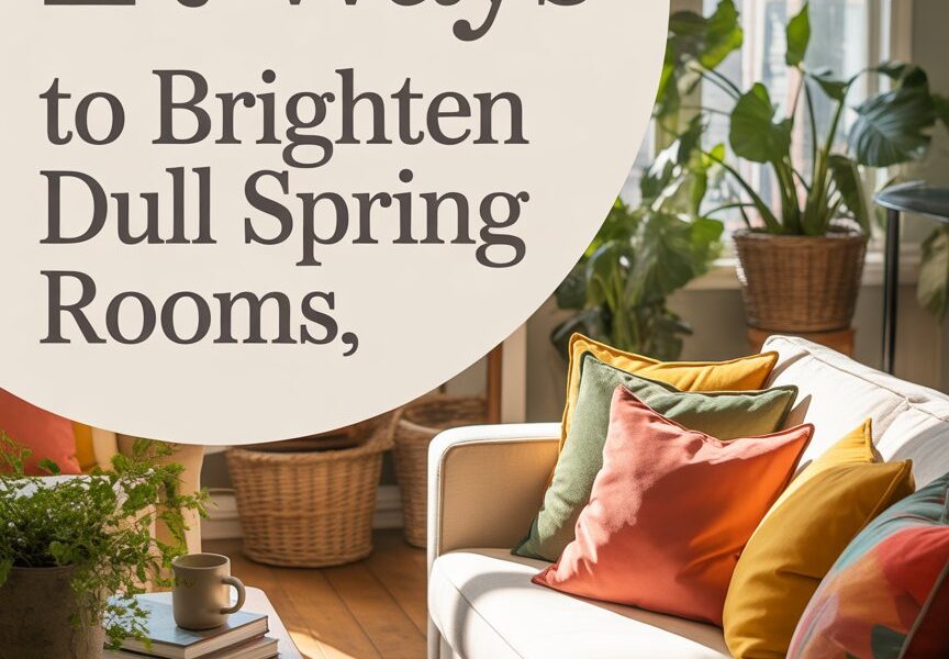17 Ways to Brighten Dull Spring Rooms