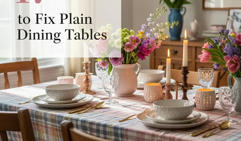 17 Ways to Fix Plain Dining Tables