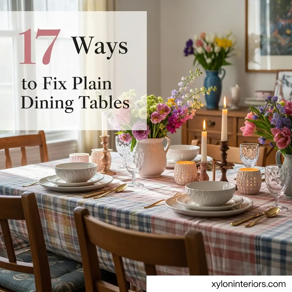 17 Ways to Fix Plain Dining Tables