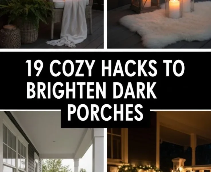 19 Cozy Hacks to Brighten Dark Porches