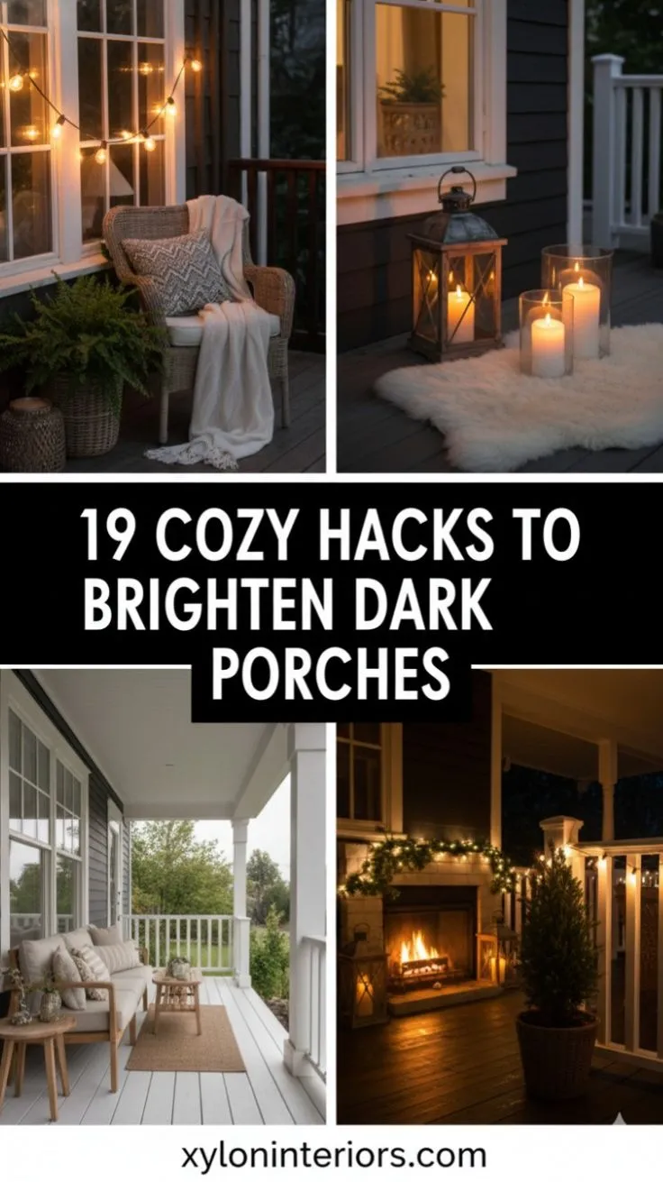 19 Cozy Hacks to Brighten Dark Porches