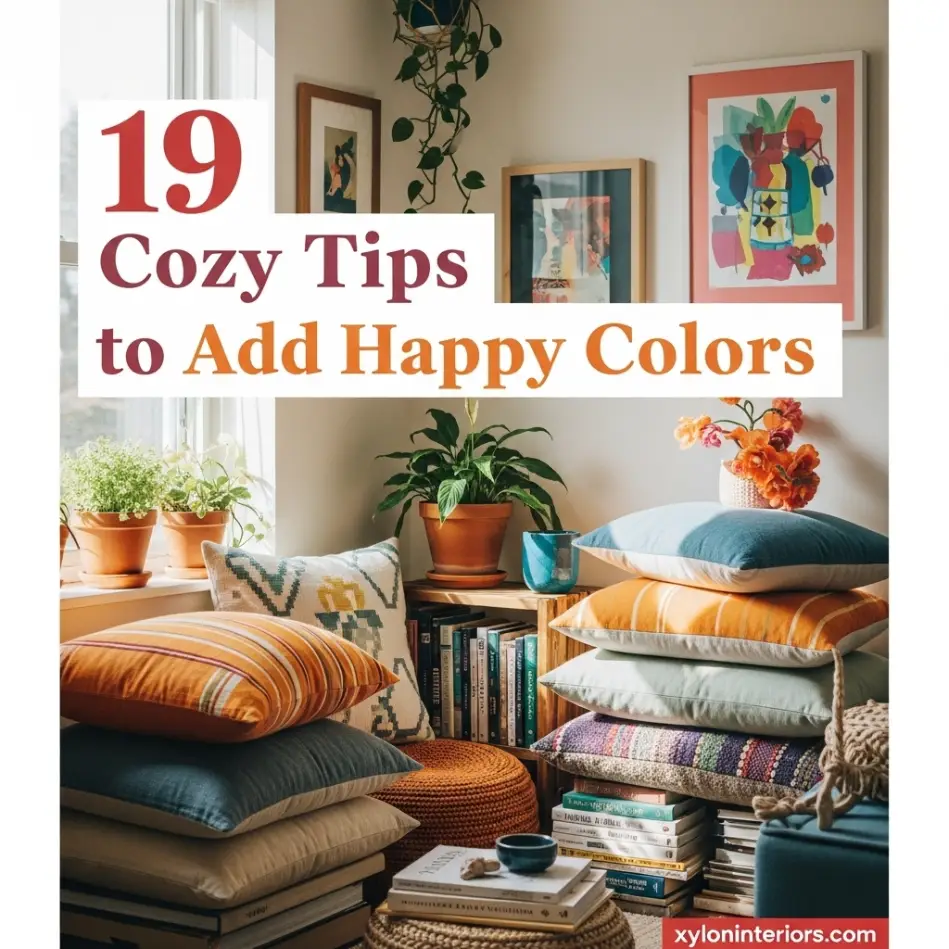 19 Cozy Tips to Add Happy Colors
