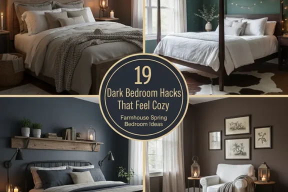 19 Dark Bedroom Hacks That Feel Cozy