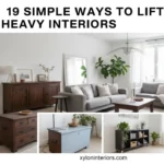 19 Simple Ways to Lift Heavy Interiors