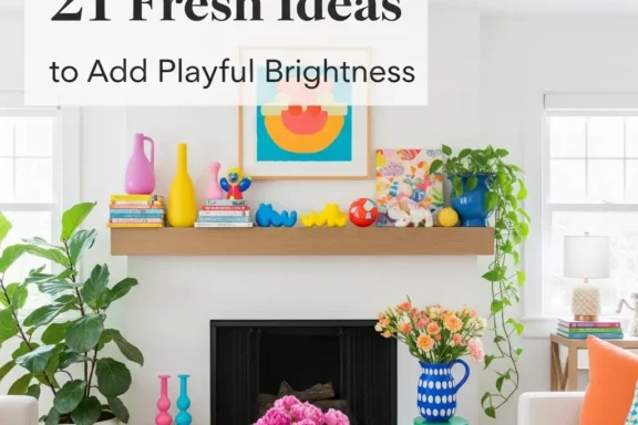 21 Fresh Ideas to Add Playful Brightness