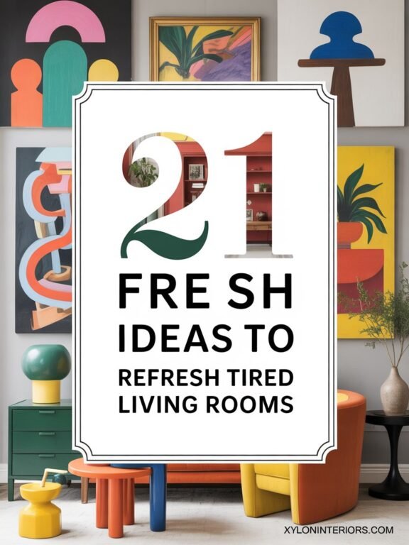 21 Fresh Ideas to Refresh Tired Living Rooms