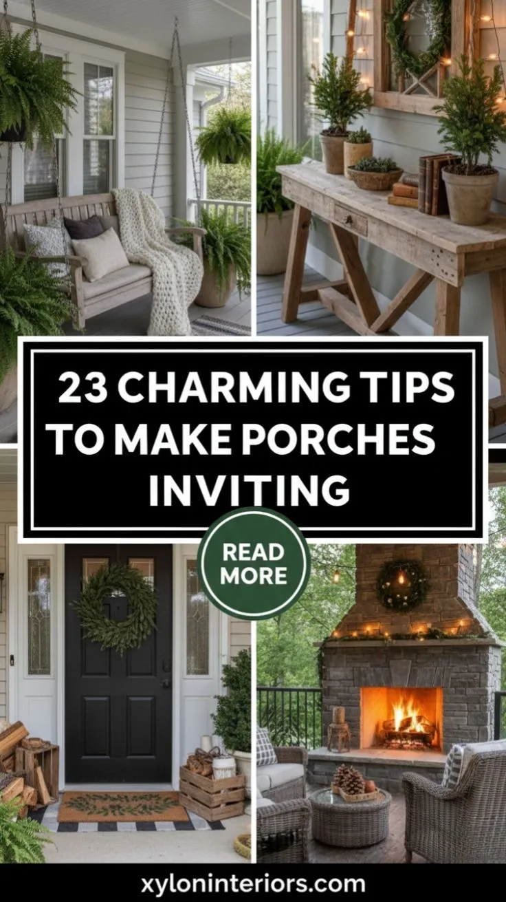 23 Charming Tips to Make Porches Inviting