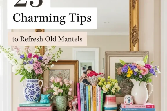 23 Charming Tips to Refresh Old Mantels