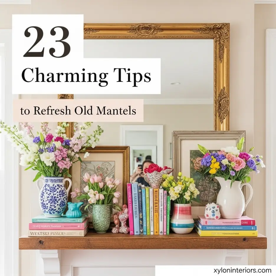 23 Charming Tips to Refresh Old Mantels