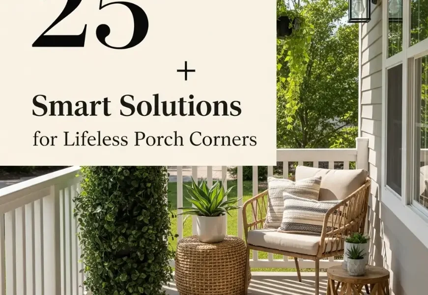 25 Smart Solutions for Lifeless Porch Corners