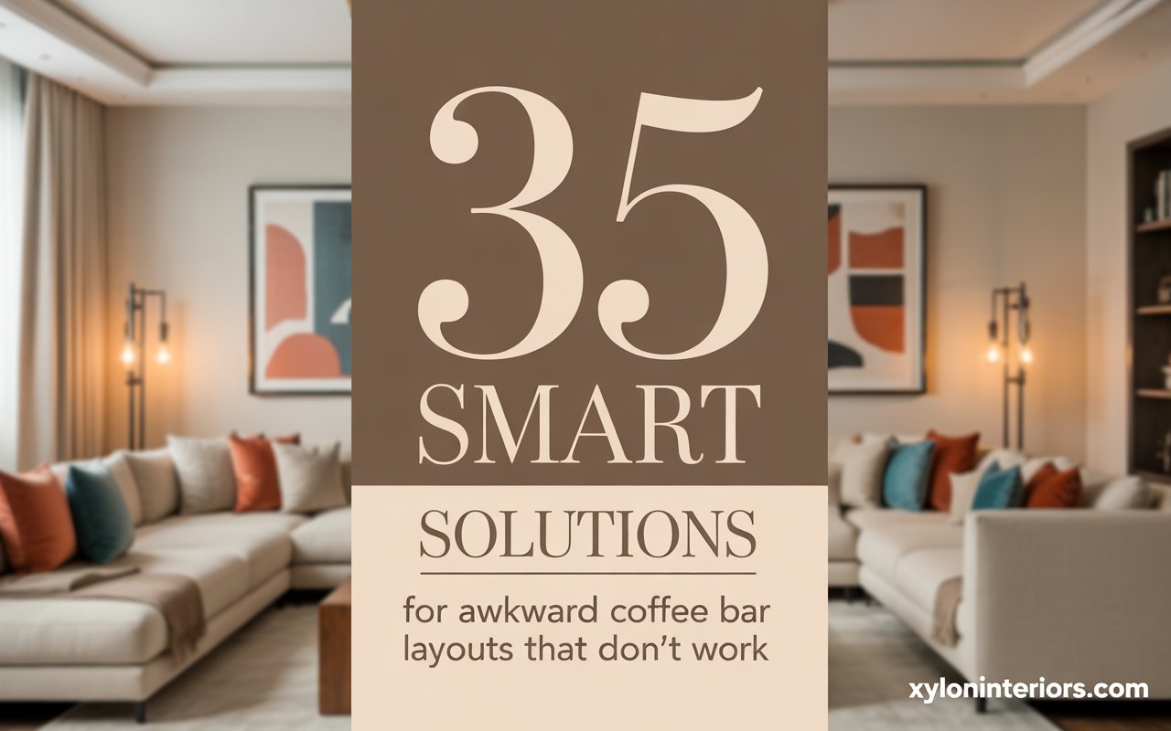 35 Smart Solutions for Awkward Coffee Bar Layouts That Don’t Work
