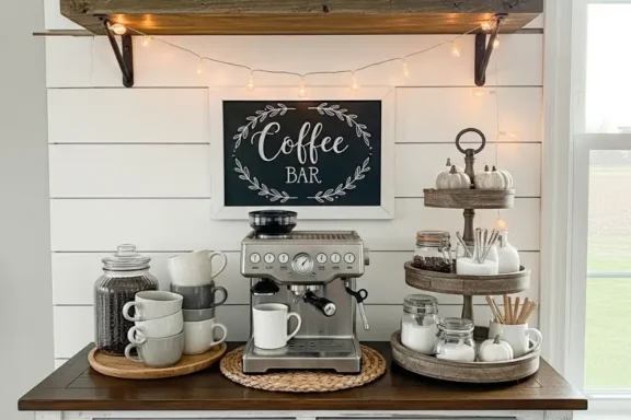 15 Easy DIY Decor Ideas for Coffee Bars