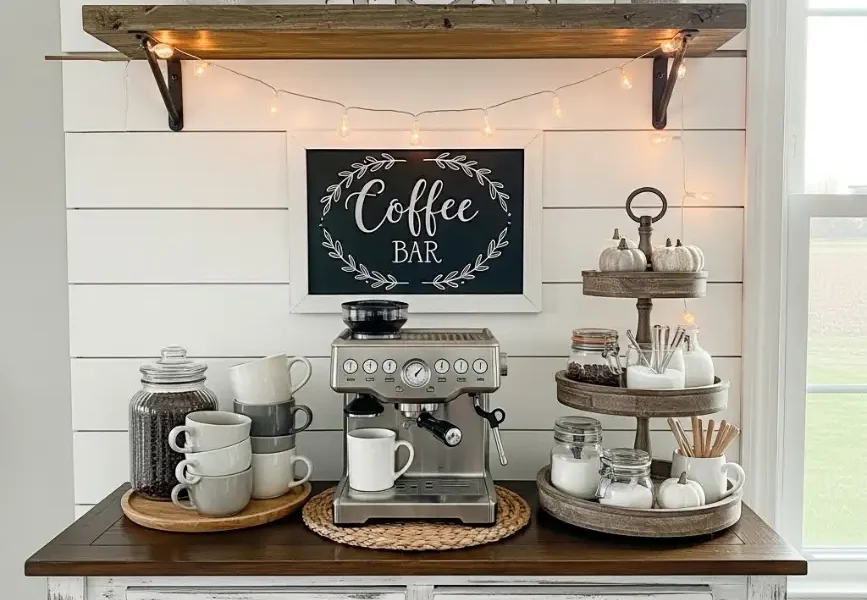 15 Easy DIY Decor Ideas for Coffee Bars