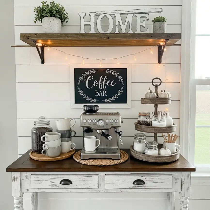 15 Easy DIY Decor Ideas for Coffee Bars