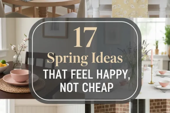 17 Spring Decor Ideas That Feel Happy, Not Cheap