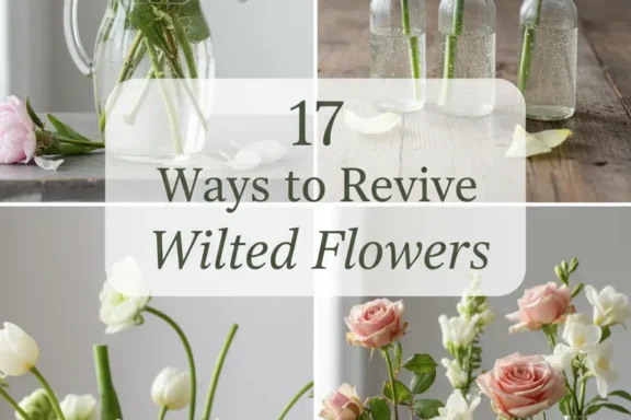 17 Ways to Revive Wilted Flowers