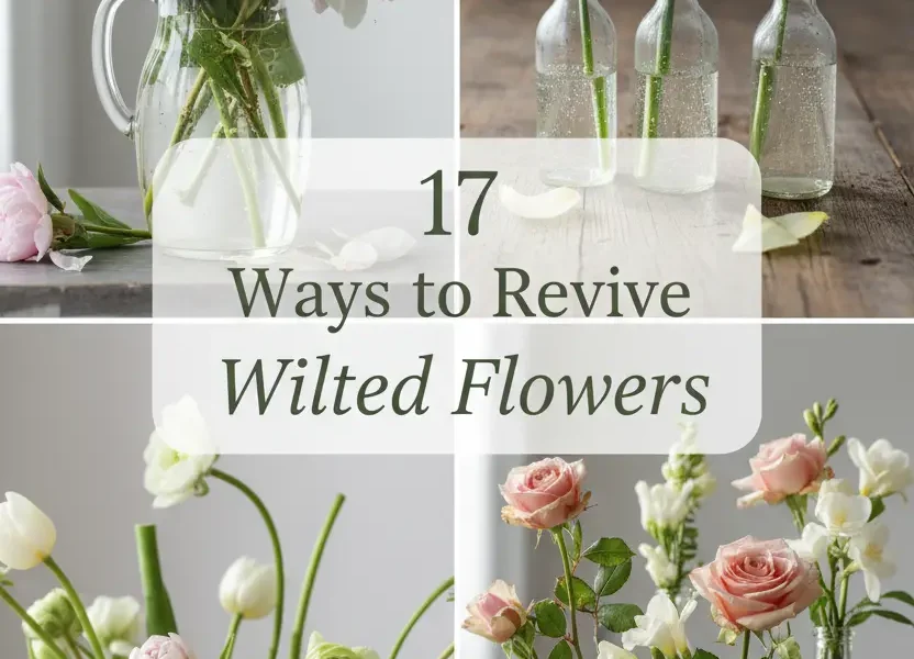17 Ways to Revive Wilted Flowers
