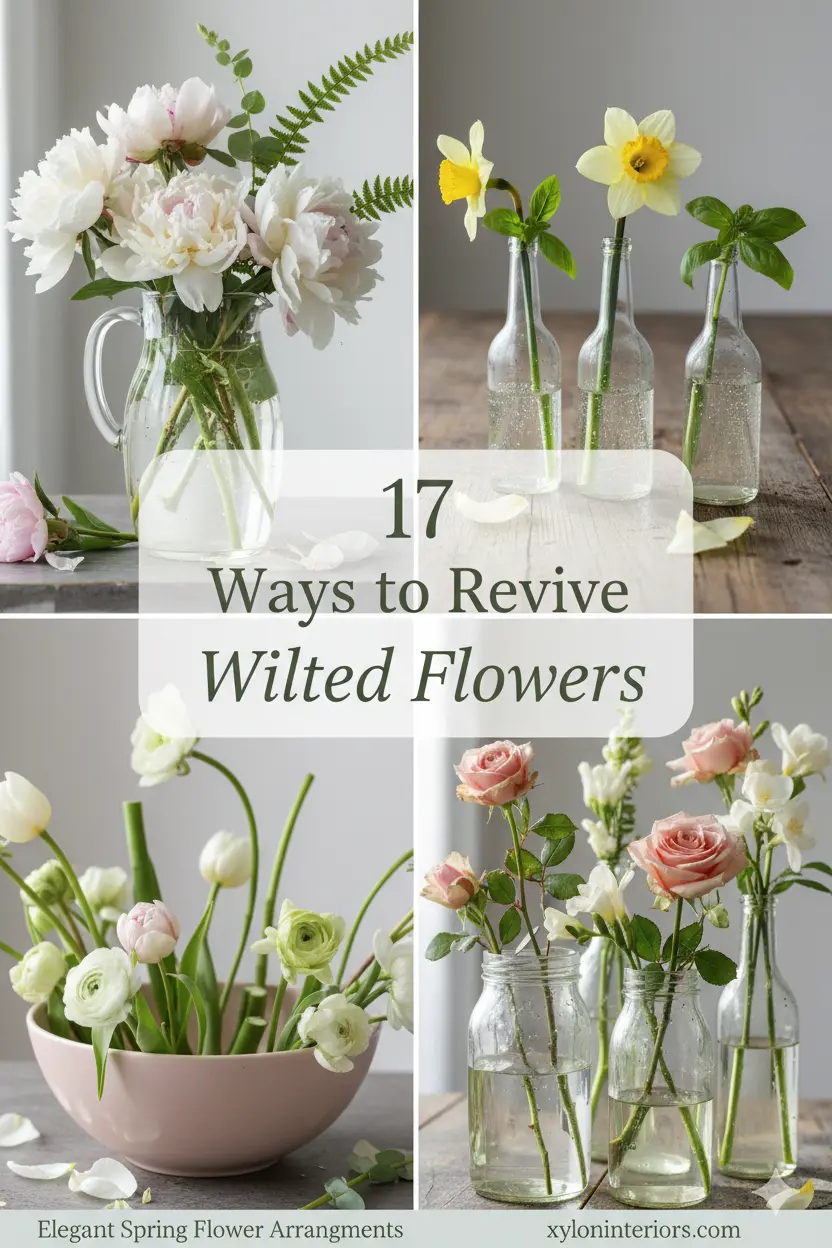 17 Ways to Revive Wilted Flowers