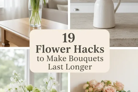 19 Flower Hacks to Make Bouquets Last Longer