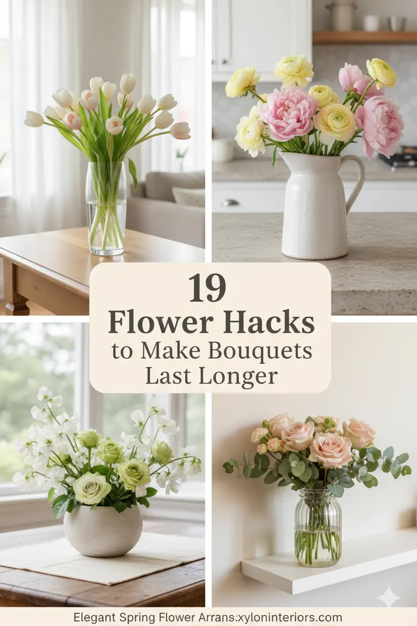 19 Flower Hacks to Make Bouquets Last Longer