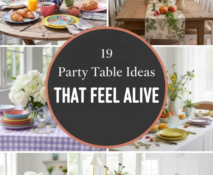 19 Party Table Ideas That Feel Alive