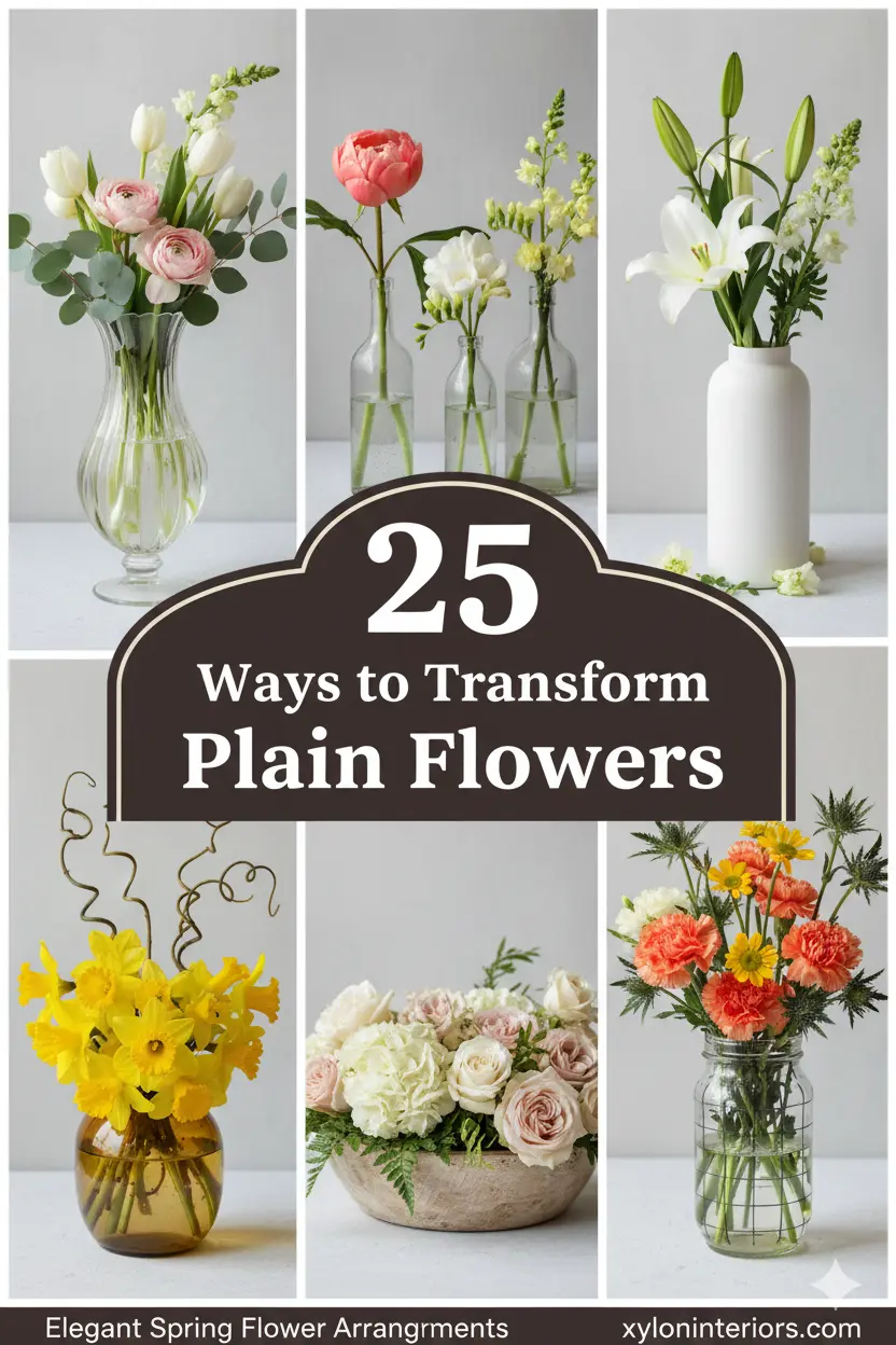 25 Ways to Transform Plain Flowers