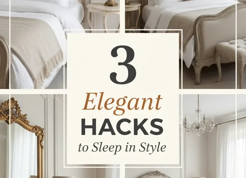 3 Elegant Hacks Sleep In Style
