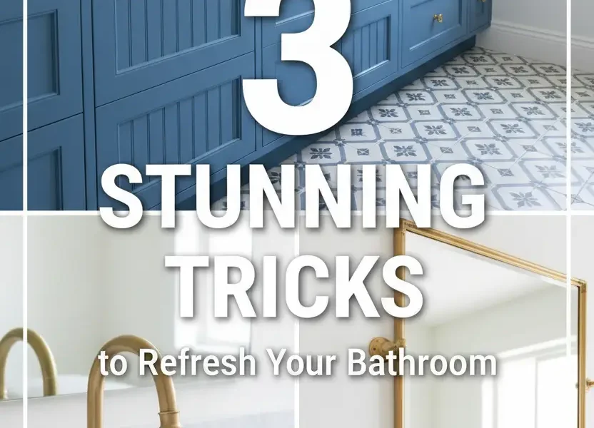 3 Stunning Tricks Refresh Your Bathroom