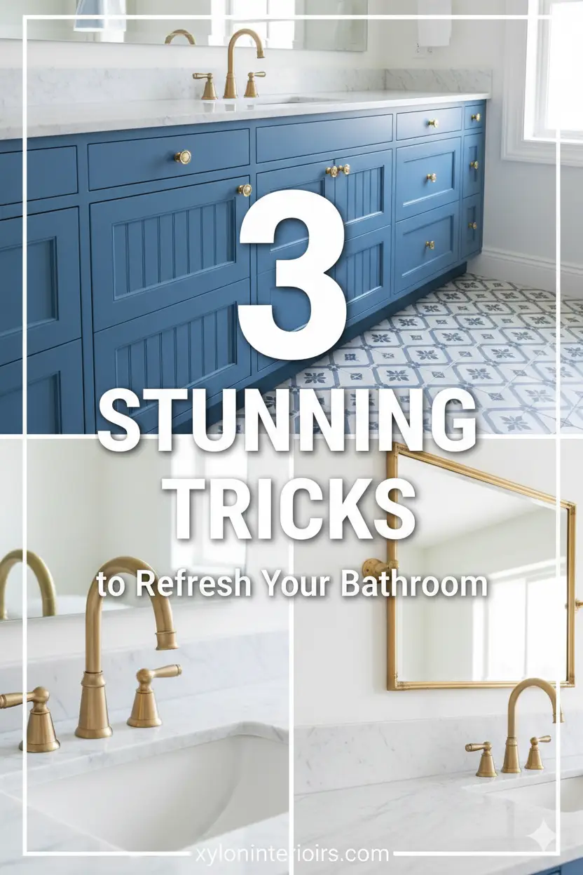 3 Stunning Tricks Refresh Your Bathroom