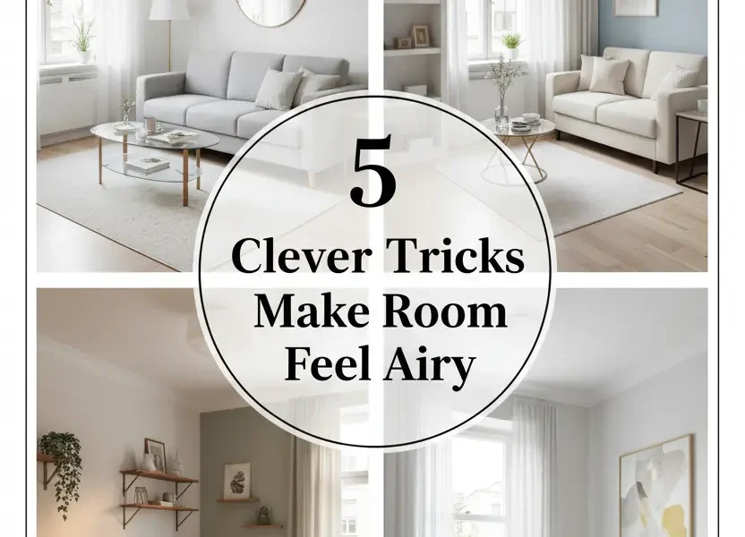 5 Clever Tricks Make Room Feel Airy