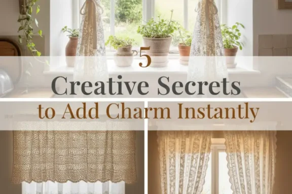5 Creative Secrets Add Charm Instantly
