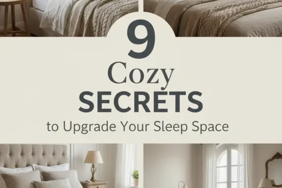 9 Cozy Secrets Upgrade Sleep Space