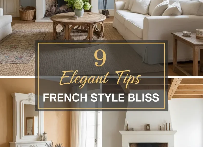 9 Elegant Tips for French Style Bliss in Your Living Room