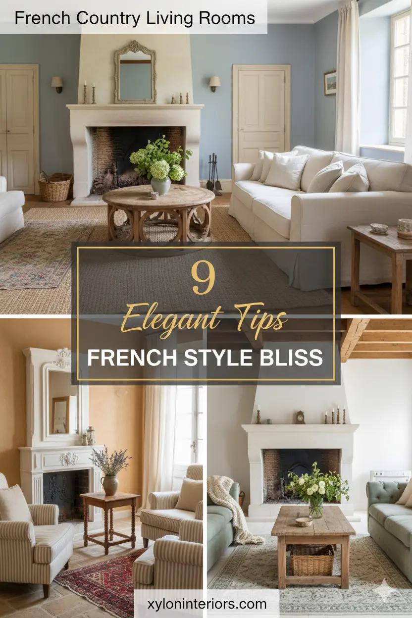 9 Elegant Tips for French Style Bliss in Your Living Room
